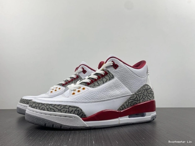 Bmlin Cardinal Retro Jordan 3 Red CT8532-126 0813